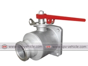 Single Side Ball valve for fuel tanker